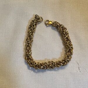 Gold-Tone Byzantine Chain Bracelet - Women's Jewelry